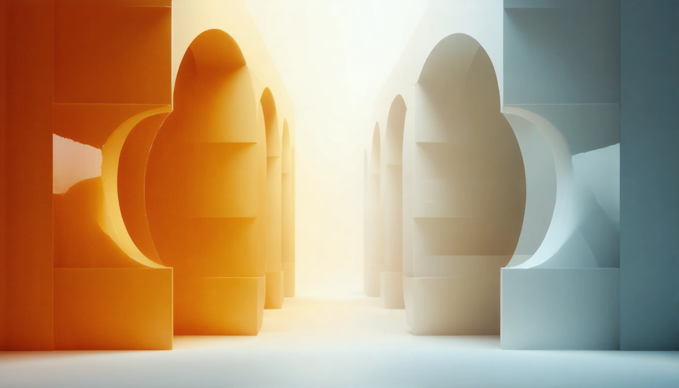 Minimal Nordic interior with textiles in slate and birch tones